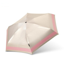 Super leve moda mini 5 dobra excelente anti uv protetor solar guarda-chuva